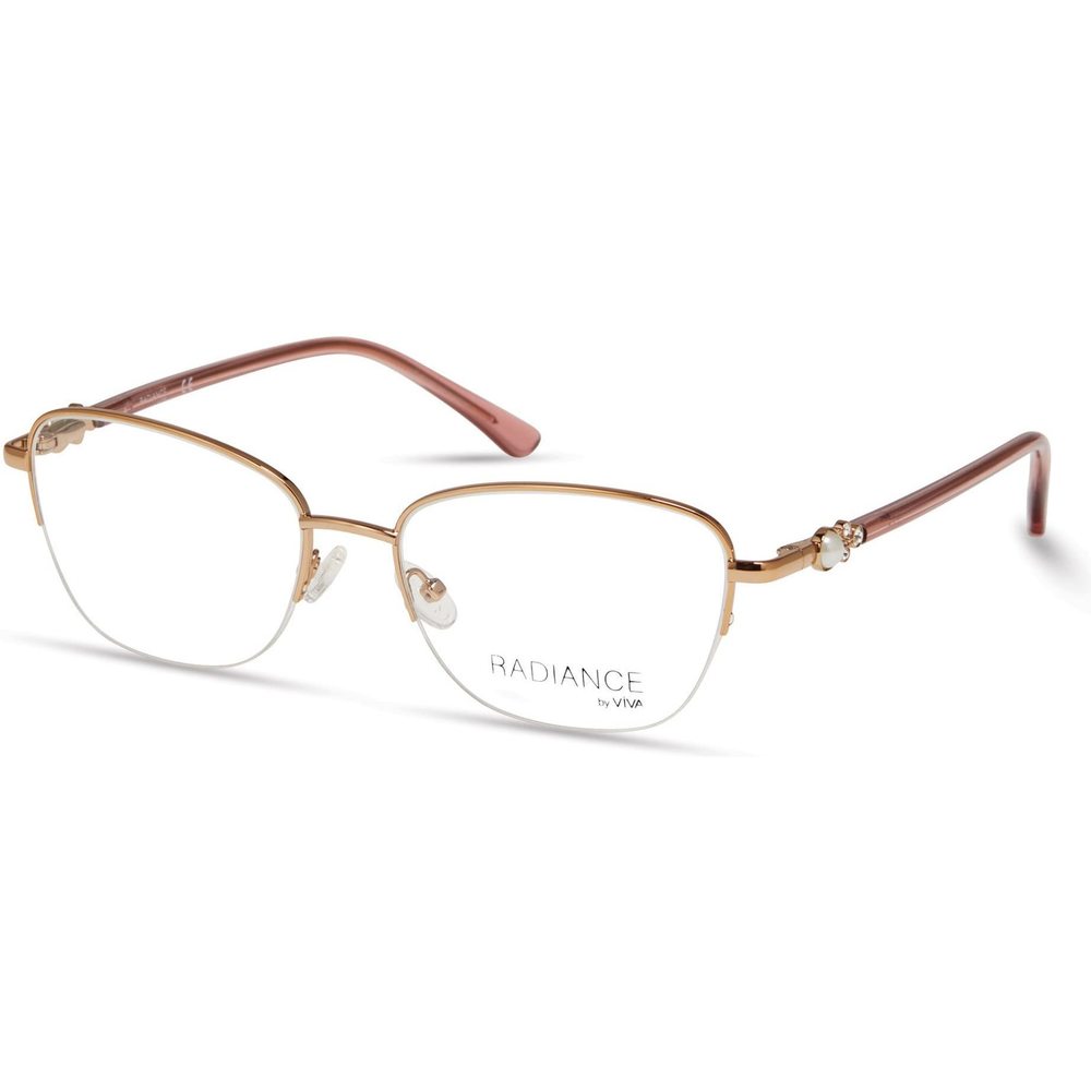 New Radiance by Viva VV-8021 032 Pale Gold Eyeglasses 55/17/140